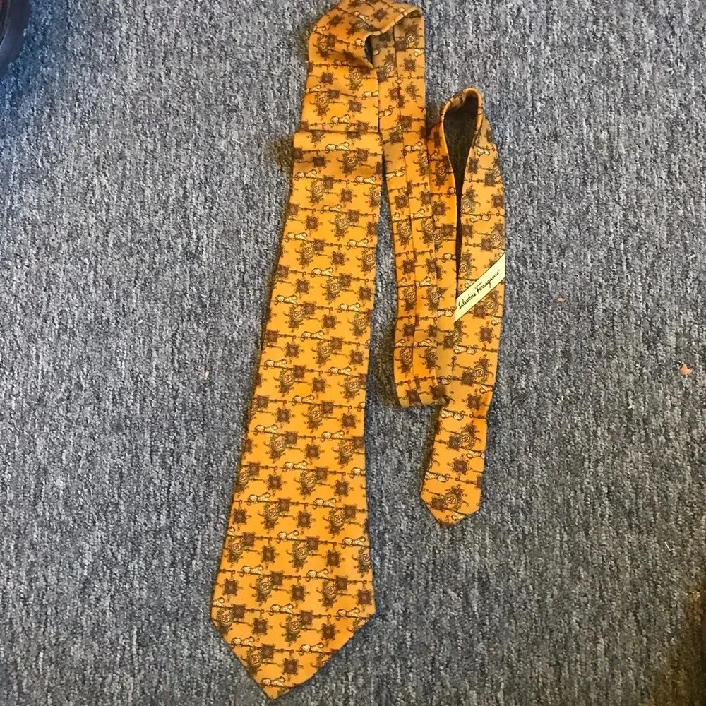 Salvatore Ferragamo Leopard Tie